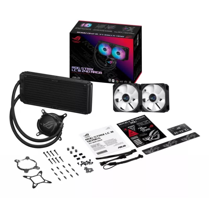 ASUS ROG Strix LC III 240 ARGB σύστημα υδρόψυξης επεξεργαστή 12 cm μαύρο