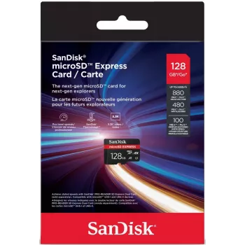 Κάρτα MicroSD SanDisk 128 GB UHS-I Express SDSQXFN-128G-GN4NN