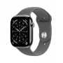 APPLE Watch Series 11 GPS + Cellular 42mm φυσικό περίβλημα τιτανίου με Stone Grey Sport Armband M/L