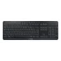 CHERRY Stream Ultimate πληκτρολόγιο γραφείου/σπιτιού USB + RF Wireless + Bluetooth QWERTZ γερμανικό μαύρο