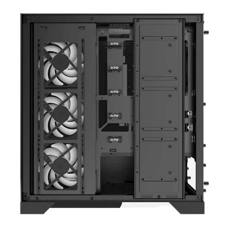 XPG INVADER X Mid-Tower μαύρο, Midi Tower, PC, μαύρο, ATX, micro ATX, Mini-ITX, SPCC, 17,5 cm
