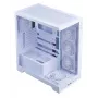 XPG Invader X BTF κουτί υπολογιστή Midi Tower, ATX/Micro-ATX/Mini-ITX, διαφανές πλαϊνό πάνελ, 5 ανεμιστήρες ARGB 120 mm, USB-C, χωρίς τροφοδοτικό, λευκό