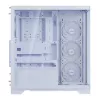 XPG Invader X BTF κουτί υπολογιστή Midi Tower, ATX/Micro-ATX/Mini-ITX, διαφανές πλαϊνό πάνελ, 5 ανεμιστήρες ARGB 120 mm, USB-C, χωρίς τροφοδοτικό, λευκό