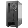 XPG Invader X Mini κουτί υπολογιστή Midi Tower, ATX/Micro-ATX/Mini-ITX, ψημένο γυαλί, 5 ανεμιστήρες ARGB 120 mm, USB-C, χωρίς τροφοδοτικό, μαύρο