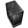 XPG Invader X Mini κουτί υπολογιστή Midi Tower, ATX/Micro-ATX/Mini-ITX, ψημένο γυαλί, 5 ανεμιστήρες ARGB 120 mm, USB-C, χωρίς τροφοδοτικό, μαύρο