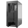 XPG Invader X Mini κουτί υπολογιστή Midi Tower, ATX/Micro-ATX/Mini-ITX, ψημένο γυαλί, 5 ανεμιστήρες ARGB 120 mm, USB-C, χωρίς τροφοδοτικό, μαύρο