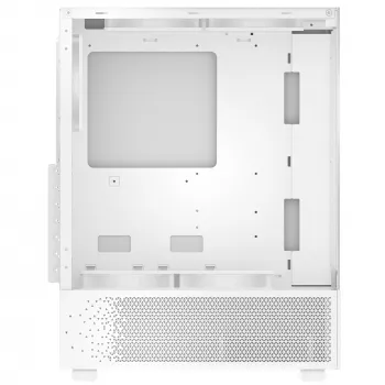 XPG Invader X Mini κουτί υπολογιστή Midi Tower, ATX/Micro-ATX/Mini-ITX, γυάλινα πάνελ, 5 ανεμιστήρες ARGB 120 mm, USB-C, χωρίς τροφοδοτικό, λευκό