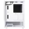 XPG Invader X Mini κουτί υπολογιστή Midi Tower, ATX/Micro-ATX/Mini-ITX, γυάλινα πάνελ, 5 ανεμιστήρες ARGB 120 mm, USB-C, χωρίς τροφοδοτικό, λευκό
