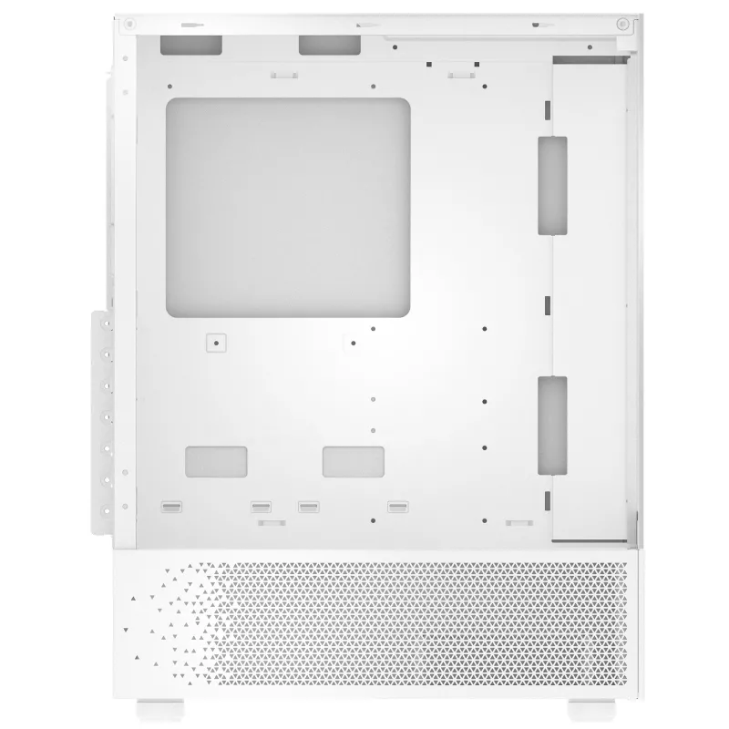 XPG Invader X Mini κουτί υπολογιστή Midi Tower, ATX/Micro-ATX/Mini-ITX, γυάλινα πάνελ, 5 ανεμιστήρες ARGB 120 mm, USB-C, χωρίς τροφοδοτικό, λευκό