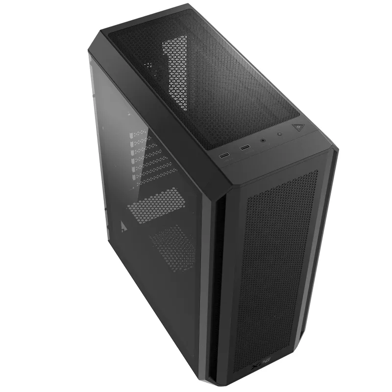 XPG VALOR AIR PLUS MID-TOWER κουτί μαύρο, Midi Tower, PC, μαύρο, ATX, micro ATX, Mini-ITX, SPCC, 16 cm