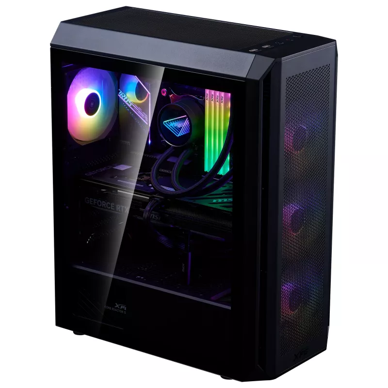XPG VALOR AIR PLUS MID-TOWER κουτί μαύρο, Midi Tower, PC, μαύρο, ATX, micro ATX, Mini-ITX, SPCC, 16 cm