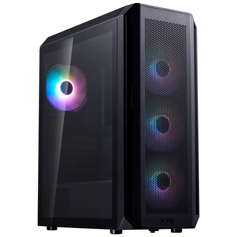 XPG VALOR AIR PLUS MID-TOWER κουτί μαύρο, Midi Tower, PC, μαύρο, ATX, micro ATX, Mini-ITX, SPCC, 16 cm