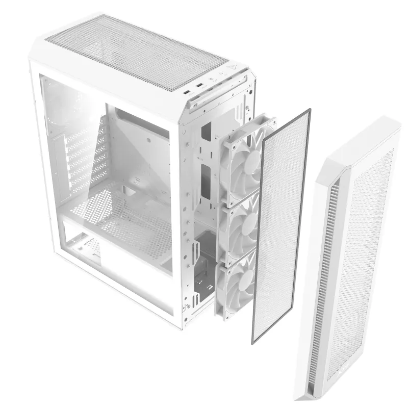 XPG VALOR AIR PLUS MID-TOWER κουτί λευκό, Midi-Tower, PC, λευκό, ATX, micro ATX, Mini-ITX, SPCC, 16 cm