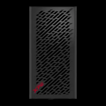 XPG VALOR AIR Mid-Tower μαύρο, Midi Tower, PC, μαύρο, ATX, micro ATX, Mini-ATX, χάλυβας άνθρακα, tempered glass, 16,6 cm