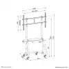 Neomounts NS-M3800 μαύρο βάση TV 60-100 inch