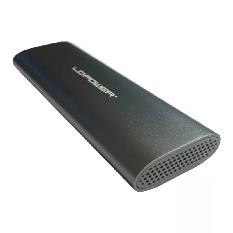 Θήκη M.2 SSD LC-POWER (NVMe & SATA), USB 3.2 Gen.2x1, Μαύρο – LC-M2-C-MULTI-2