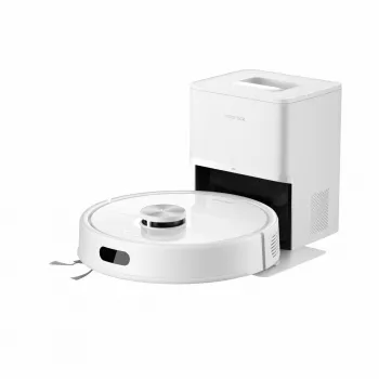 Roborock Q7 TF+ Ρομπότ σκούπα — χωρίς σακούλα, πλοήγηση LiDAR, υγρό σφουγγάρισμα, αυτόματη βάση (φόρτιση & καθαρισμός), λευκό