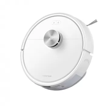 Roborock Q7 TF+ Ρομπότ σκούπα — χωρίς σακούλα, πλοήγηση LiDAR, υγρό σφουγγάρισμα, αυτόματη βάση (φόρτιση & καθαρισμός), λευκό