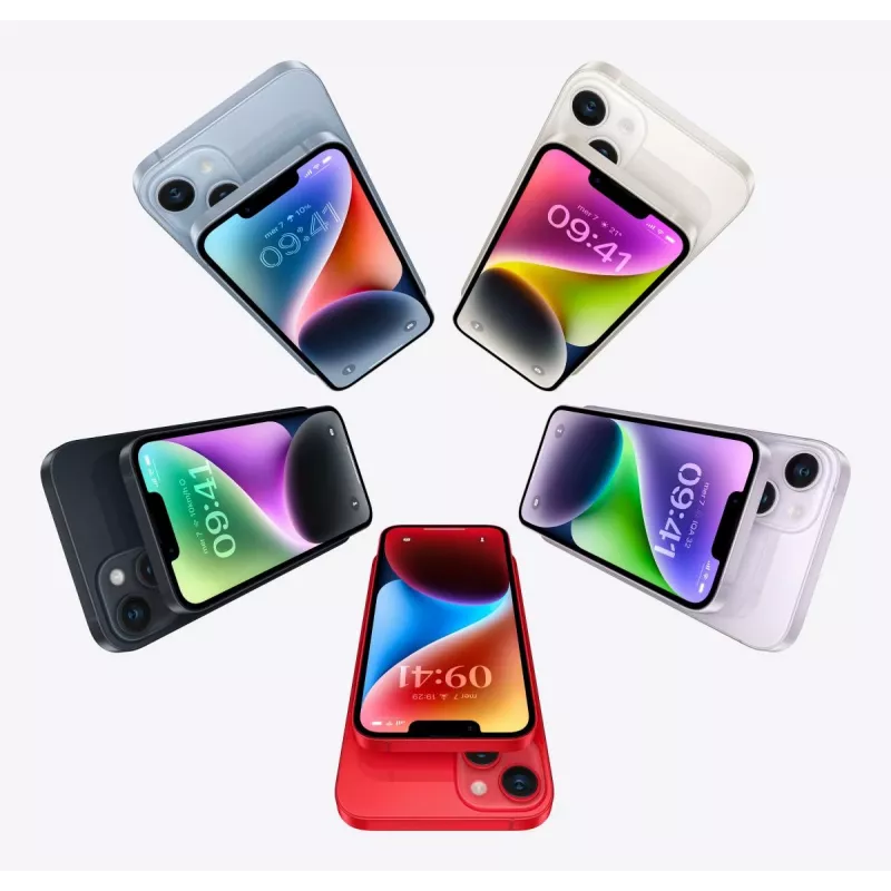 Apple iPhone 14 5G κινητό τηλέφωνο 128 GB, 6,1", Dual SIM, μπλε