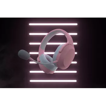 RAZER Headset Barracuda X - Stereo - Ενσύρματο & Ασύρματο - USB-C - Quartz Pink
