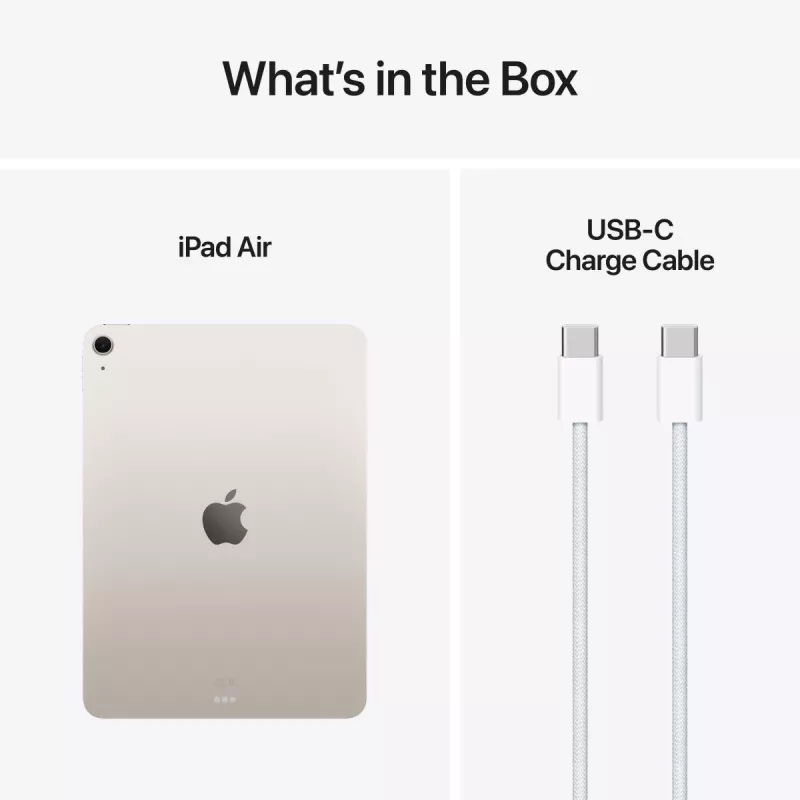 APPLE iPad Air (2025) - M3 - 11in - 7η γενιά - Wi-Fi - 512GB - Starlight