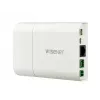 Hanwha XNB-6001 κάμερα ασφαλείας IP τύπου box, για εσωτερικό χώρο, 2 MP, PoE, ψηφιακό PTZ, ιβουάρ