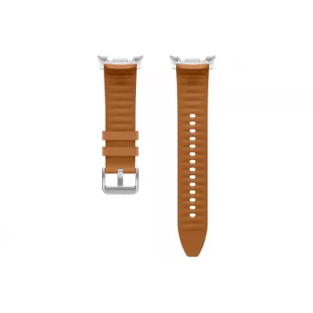 Υβριδικό λουράκι για Samsung Galaxy Watch8 S/M/L, χρώμα Caramel, συμβατό με Galaxy Watch8 (ET-SLL50LAEGEU)