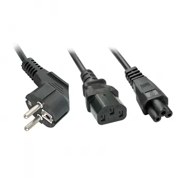 Lindy 30047 καλώδιο τροφοδοσίας μαύρο υποδοχή C13 υποδοχή C5