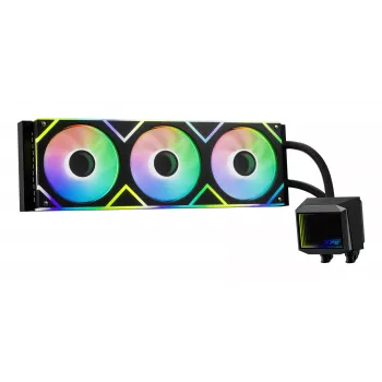 XPG LEVANTE II 360 μαύρο, υγρόψυξη All-in-One, 12 cm, μαύρο