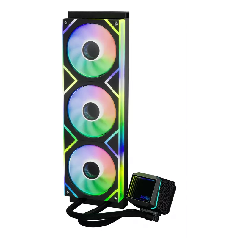 XPG LEVANTE II 360 μαύρο, υγρόψυξη All-in-One, 12 cm, μαύρο
