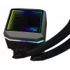 XPG LEVANTE II 360 μαύρο, υγρόψυξη All-in-One, 12 cm, μαύρο