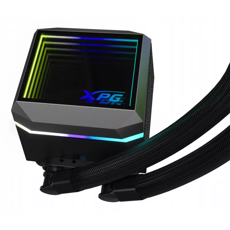 XPG LEVANTE II 360 μαύρο, υγρόψυξη All-in-One, 12 cm, μαύρο