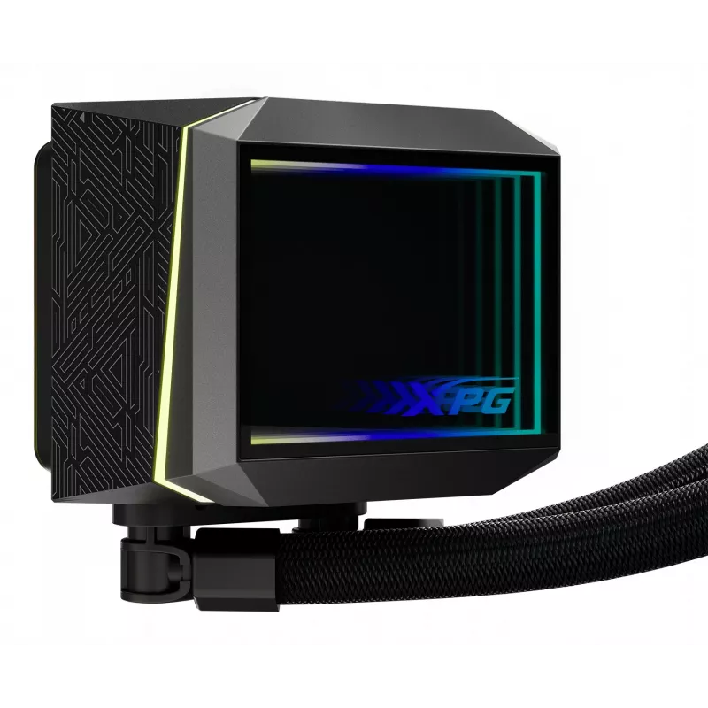 XPG LEVANTE II 360 μαύρο, υγρόψυξη All-in-One, 12 cm, μαύρο