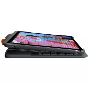 LOGITECH Slim Folio για iPad 7η γενιά Graphite Qwertz γερμανικό