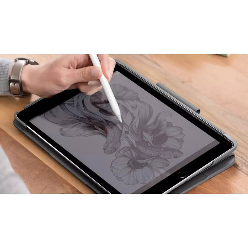 LOGITECH Slim Folio για iPad 7η γενιά Graphite Qwertz γερμανικό