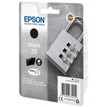 Μελάνι Epson 35 WF-4720 WF-4720DWF WF-4725DWF WF-4730 WF-4730DTWF WF-4740 WF-4740DTWF μαύρο