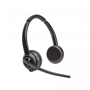 HP Poly Savi 8420 Office Stereo DECT 1880-1900 MHz ακουστικό, ασύρματο, γραφείο/call center, 160 g, ακουστικό, μαύρο