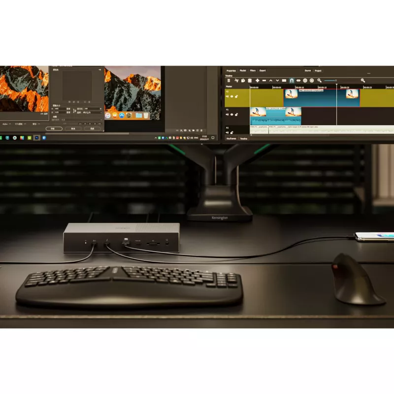 Kensington SD5000T5 EQ Thunderbolt 5 Triple 4K Docking Station με 140W PD - Windows/macOS