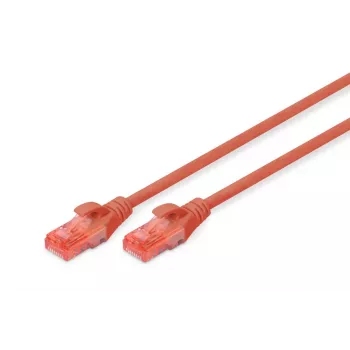 DIGITUS Professional καλώδιο patch - CAT6 - U/UTP - Snagless - 1m - κόκκινο