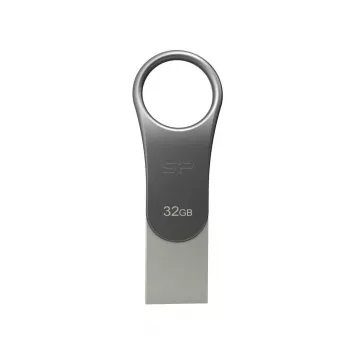 SILICON POWER Mobile C80 – 32 GB Dual-USB stick – Type-C / Type-A – γκρι
