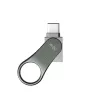 SILICON POWER Mobile C80 – 32 GB Dual-USB stick – Type-C / Type-A – γκρι