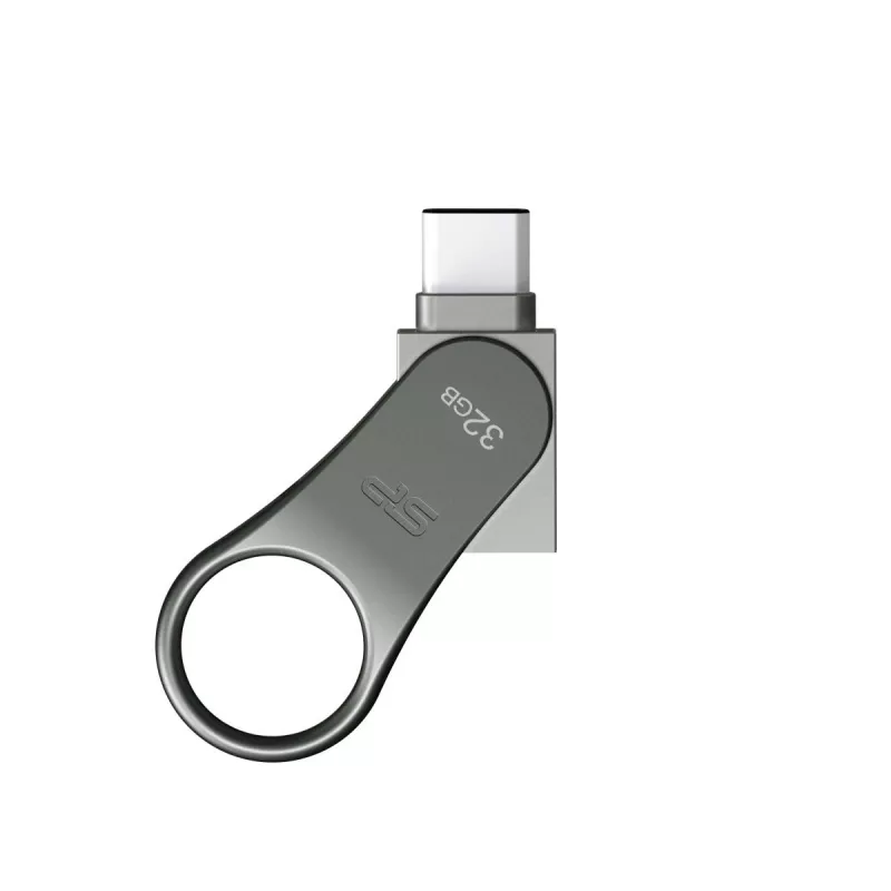 SILICON POWER Mobile C80 – 32 GB Dual-USB stick – Type-C / Type-A – γκρι