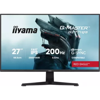 iiyama G-MASTER G2771QS-B1 οθόνη υπολογιστή 68,6 cm (27 ίντσες) 2560 x 1440 pixel Wide Quad HD μαύρο