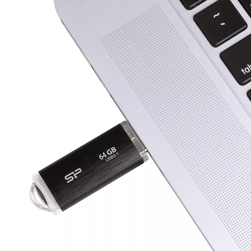 SILICON POWER USB Stick - 64GB Silicon Power USB3.2 B02 μαύρο
