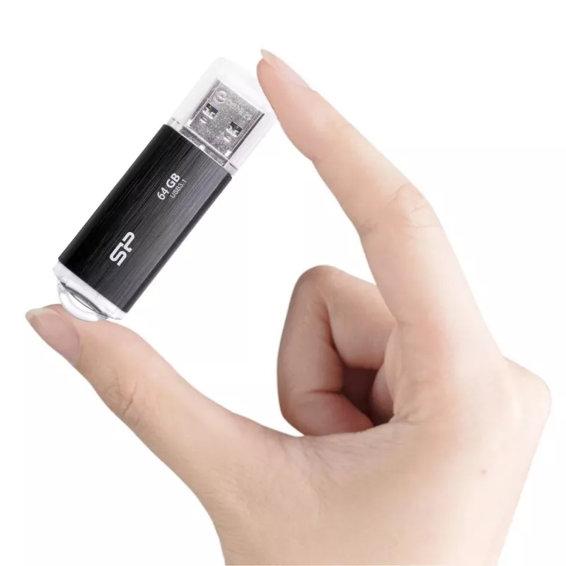 SILICON POWER USB Stick - 64GB Silicon Power USB3.2 B02 μαύρο