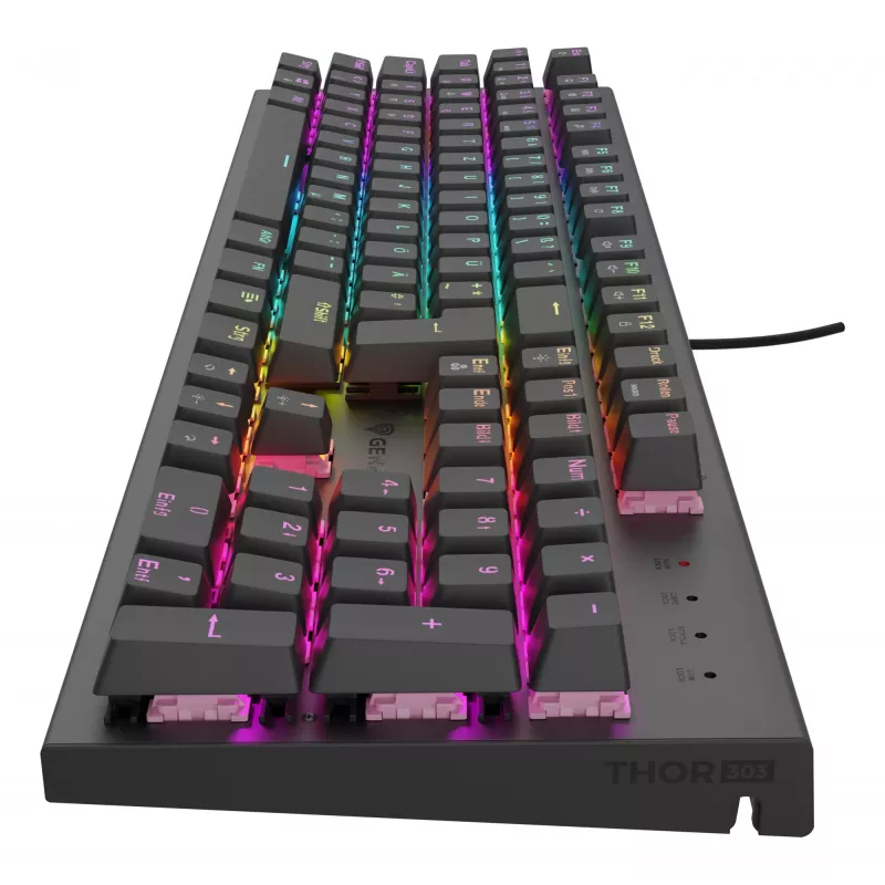 GENESIS NKG-2179 Πληκτρολόγιο Gaming USB QWERTZ Γερμανικό Μαύρο