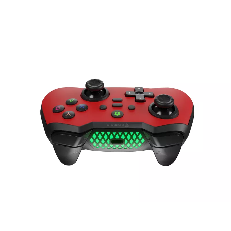 GENESIS Mangan 400 Red Bluetooth Gamepad Αναλογικό / Ψηφιακό Android, MAC, Nintendo Switch, PC, iOS