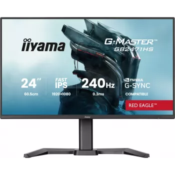 iiyama G-MASTER GB2471HS-B1 Οθόνη υπολογιστή 60,5 cm (23,8 ίντσες) 1920 x 1080 Pixel Full HD Μαύρο