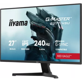 Monitor IIYAMA G2771HSU-B1 27 ίντσες Fast IPS Full HD 1920x1080 240Hz HDR10 FreeSync G-SYNC Συμβατό