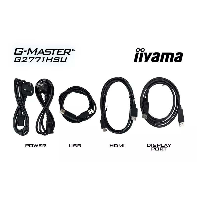 Monitor IIYAMA G2771HSU-B1 27 ίντσες Fast IPS Full HD 1920x1080 240Hz HDR10 FreeSync G-SYNC Συμβατό